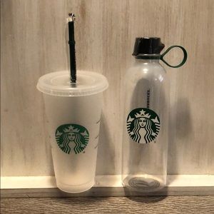 Starbucks Venti Reusable Cup & Water Bottle
